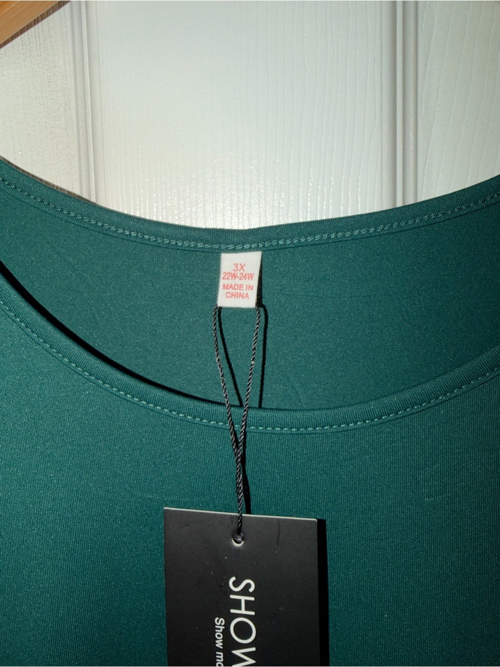 Sleeveless Midi Dress in Deep Teal Size 3X. NWT - Picture 3 of 5